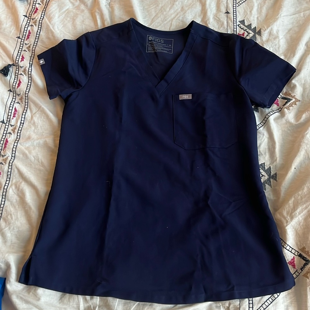 Navy Blue Figs Top
